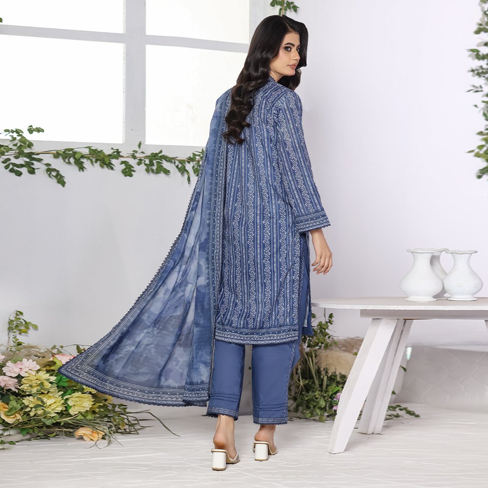 Salina Stitched Digital Printed Lawn Vol-11 Suit 11-3 Summer Ready to Wear Collection - Image 2